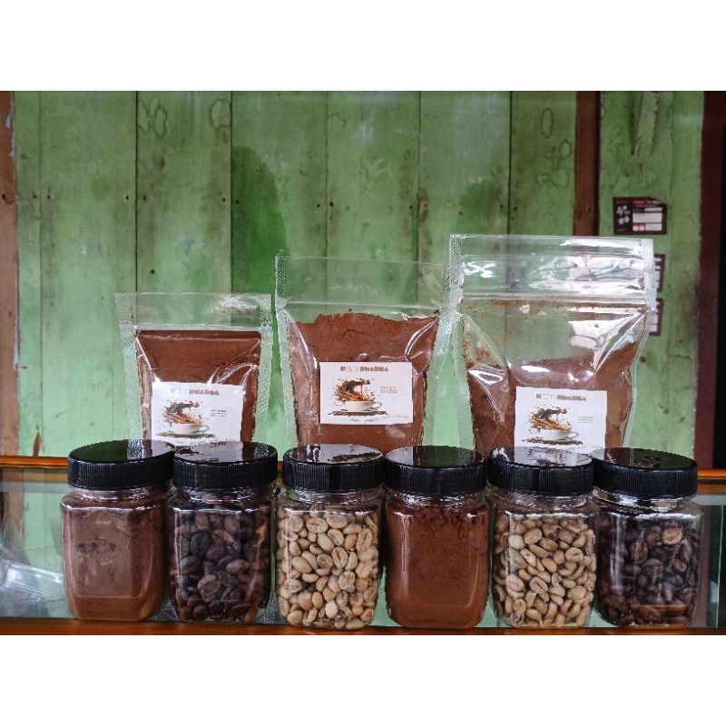 

Kopi bubuk murni 100% tanpa campuran berat 250 gram