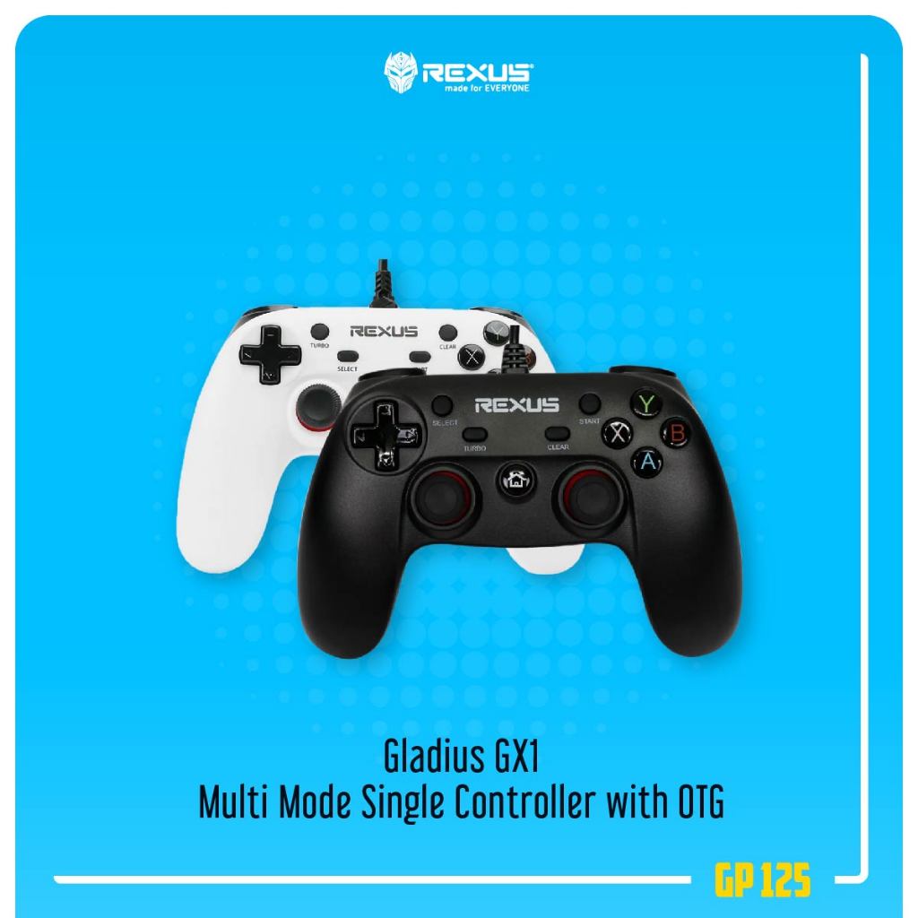 Rexus Gladius GX1 Turbo Function Multi Mode Single Controller with OTG Joystick Gamepad