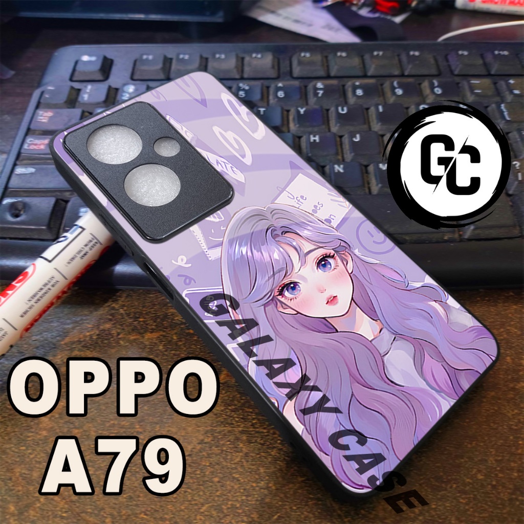 case Hp OPPO A79/GC21/Motif CEWEK/softcase glossy OPPO A79 /Casing Oppo A79/kesing oppo A79/glitter