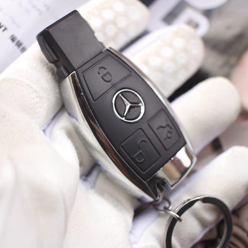 Bigfire Mancis Korek Api Mercyy Ring Coil Elektrik Usb Cas + Gantungan Kunci