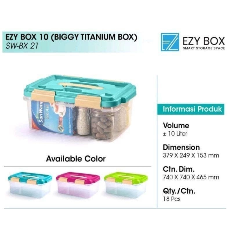 BOX SERBAGUNA 10 LITER/EZY BOX 10 LITER