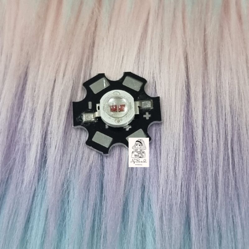 HPL 5W + PCB PENDINGIN LAMPU LED 5 WATT WARNA PUTIH - WARM WHITE - HIJAU - KUNING - BIRU - MERAH