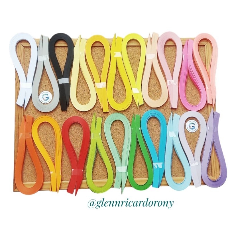 

Kertas Paper Quilling 0.5 cm x 29,7 cm Warna Warni