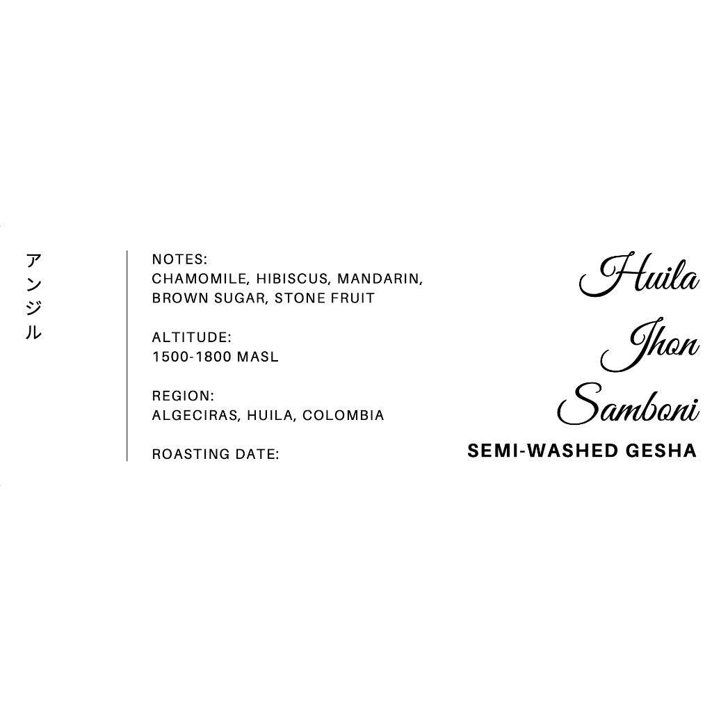 

Kopi Arabika Colombia Huila Finca Santa Barbara Jhon Samboni Semi-Washed Gesha Single Origin Filter Roast (BIJI/BUBUK)