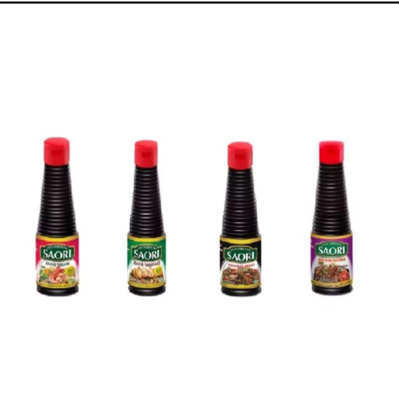 

Saori saus tiram / saus lada hitam / saus teriyaki / saus bulgogi 133ml