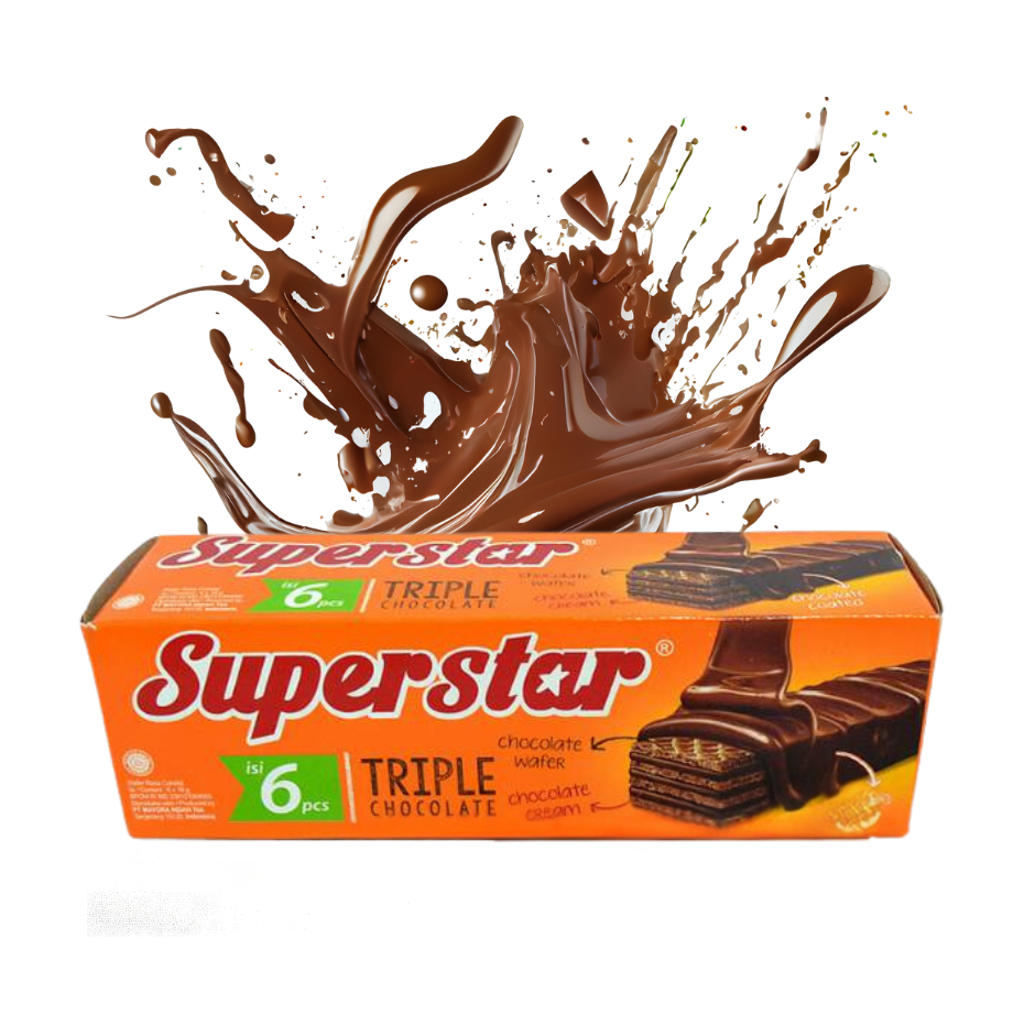 

superstar triple chocolate isi 20 pcs