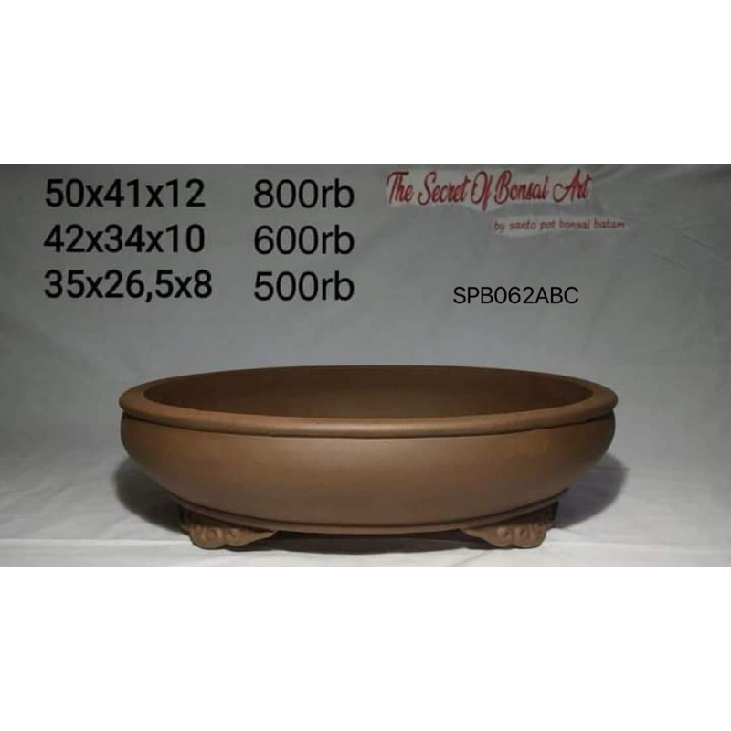 pot keramik bonsai import premium