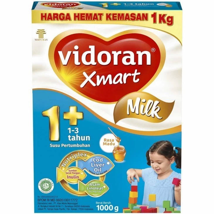 

Vidoran Xmart 1+ 350gr susu pertumbuhan anak