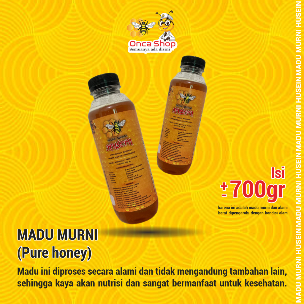 

Madu Murni Husein Premium Alami 700gr