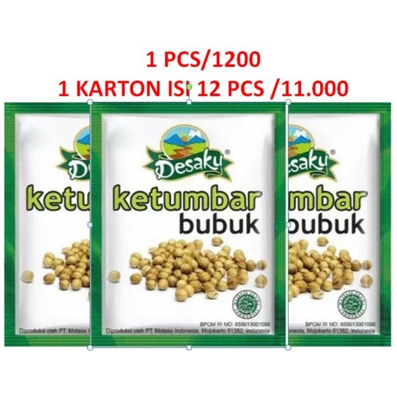 

DESAKU KETUMBAR BUBUK 12.5 grm