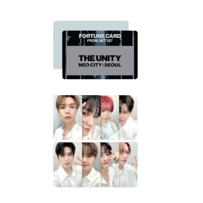 NCT 127 The Unity Fortune Scratch Card