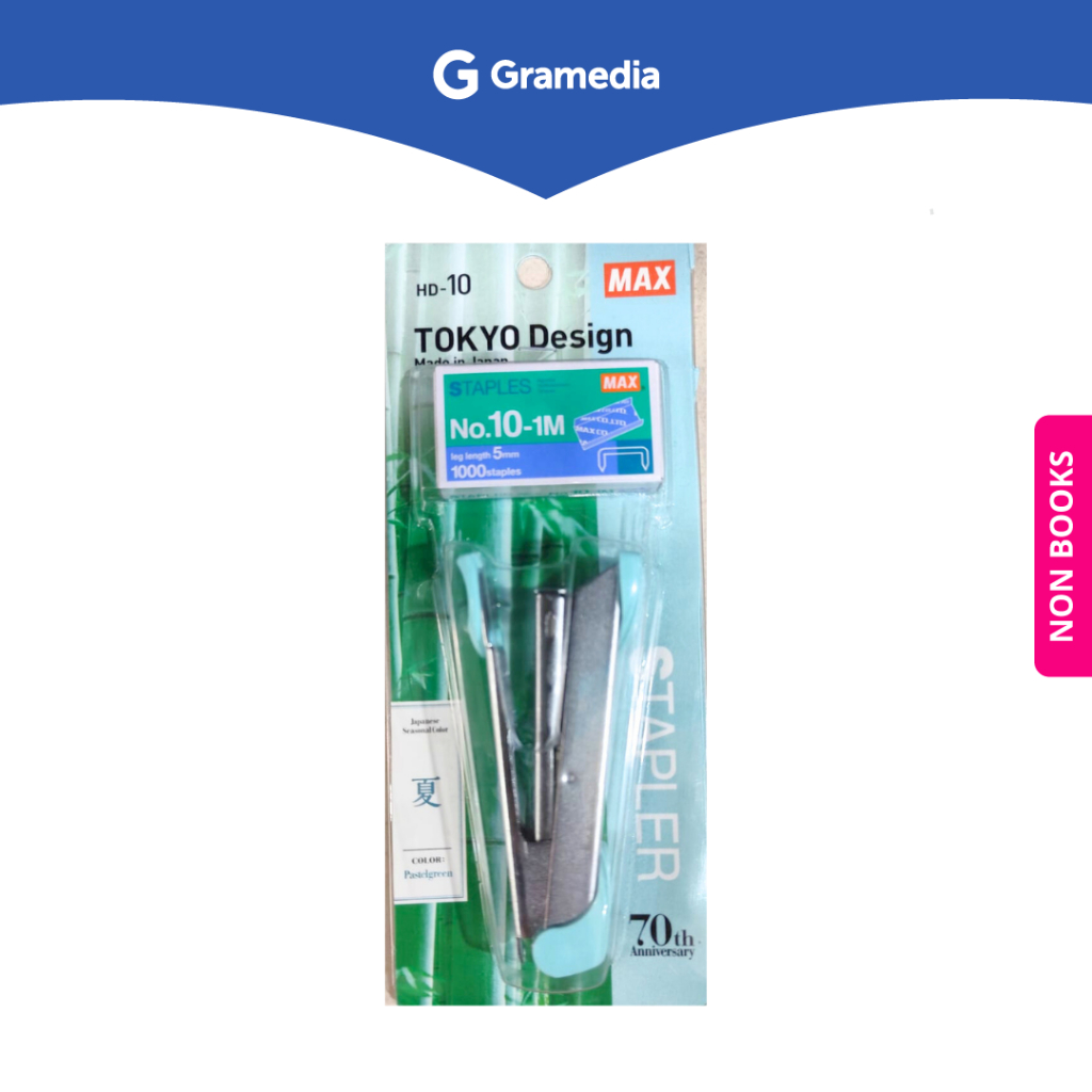 

Gramedia Surabaya - MAX STAPLER HD-10K PASTEL MINT GREEN