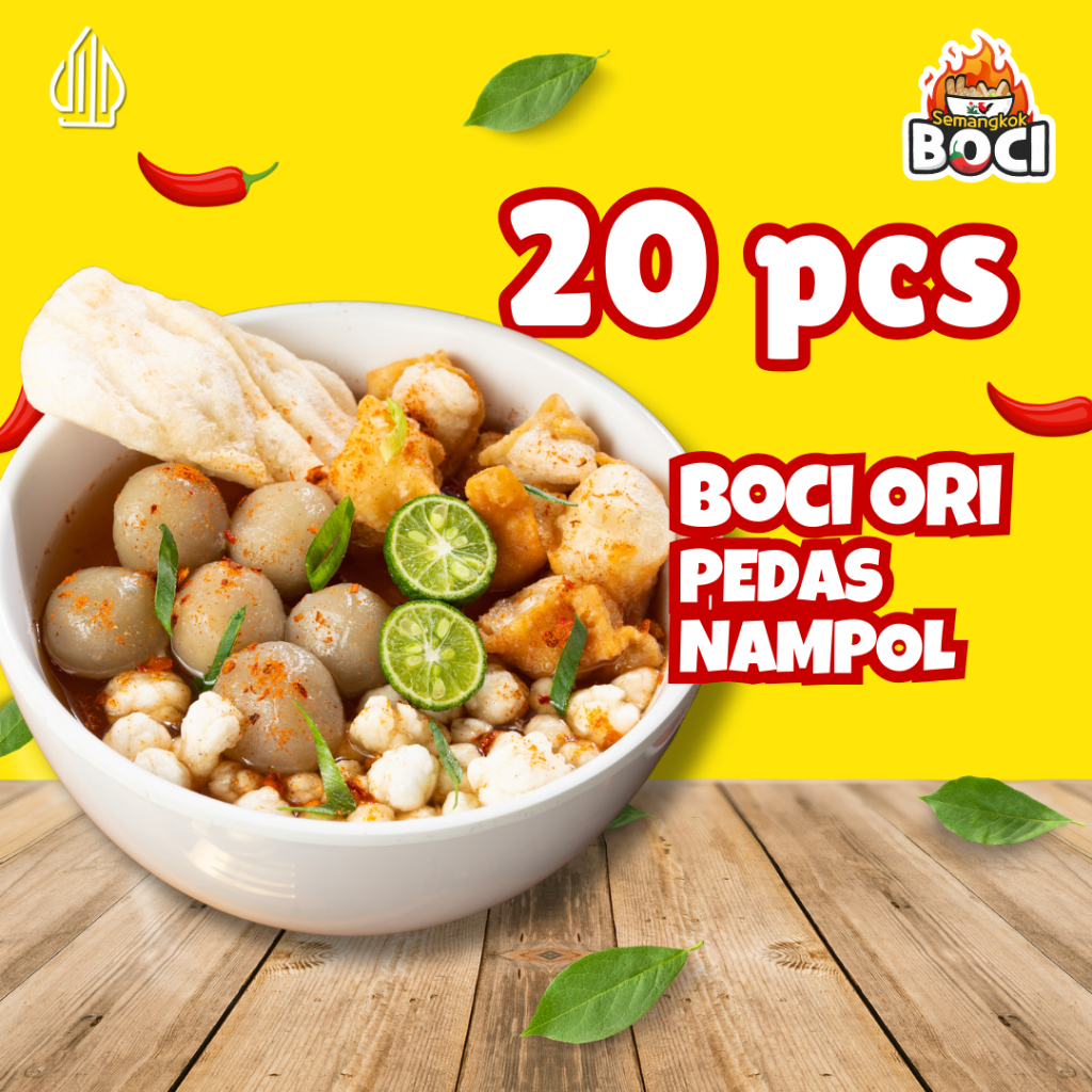 

20 pcs Baso Aci Original Paket Cuan Berkah Semangkok Boci