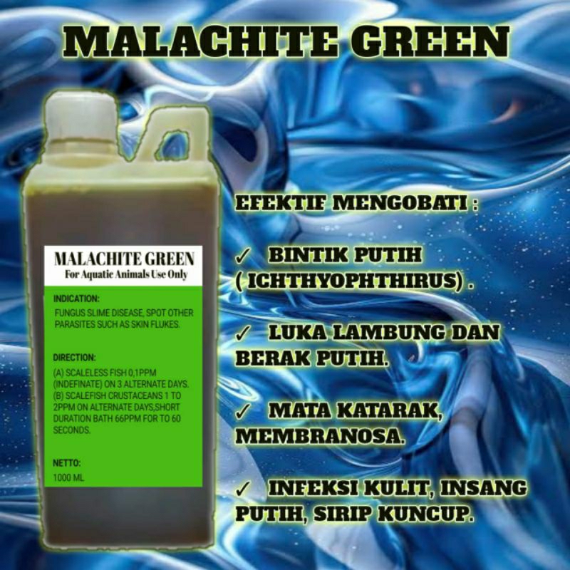 Malachite Green/Oxalate/FMG Obat Ikan Koi 1 Liter