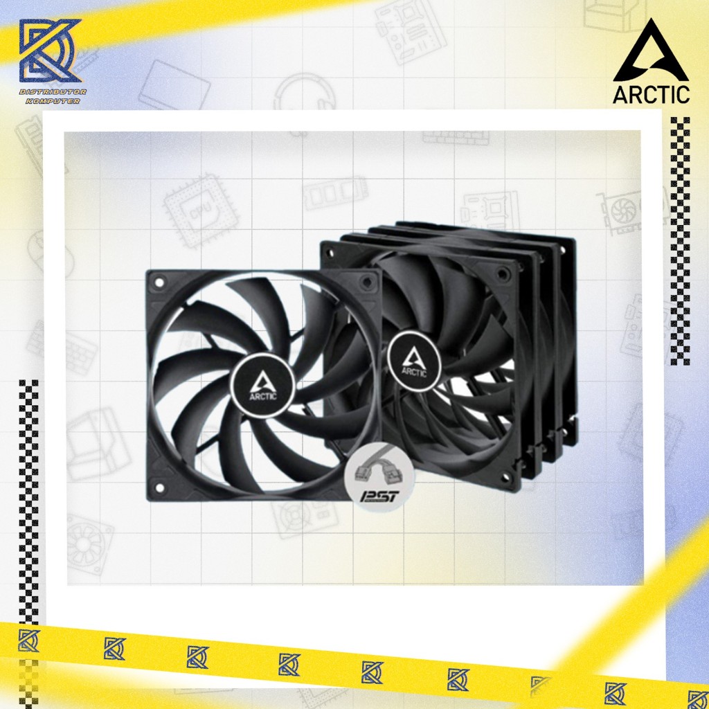 ARCTIC FAN CASING P12 PWM PST PACK OF 5 VALUE PACK - 120MM FAN