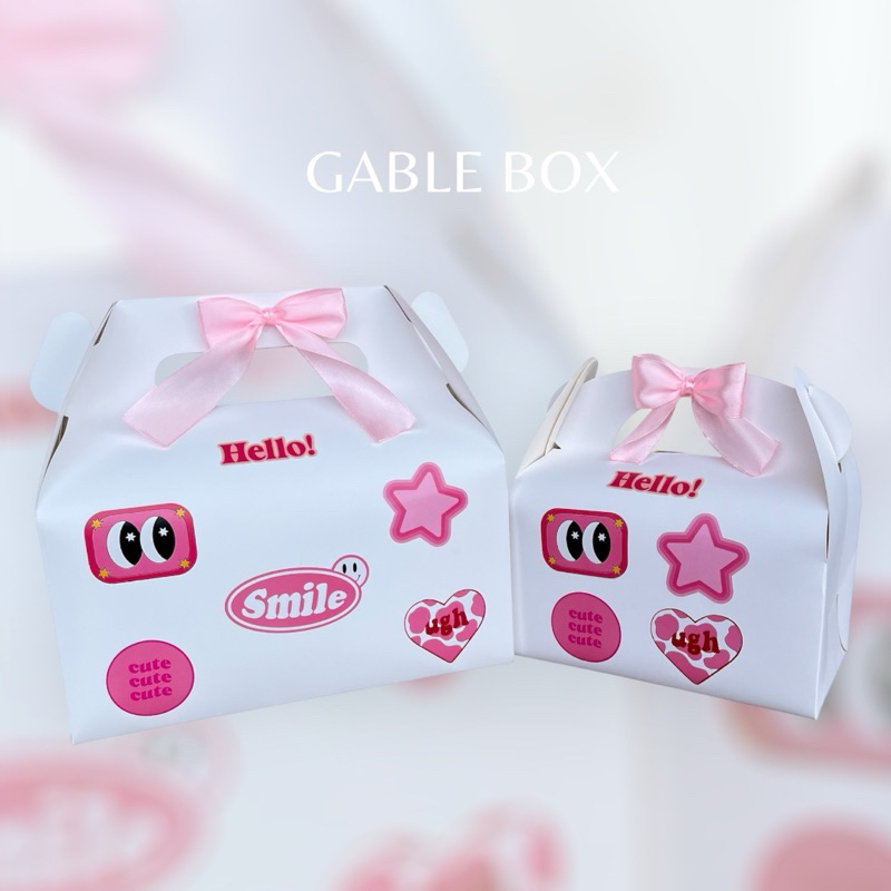 

GABLE BOX GIFT ( ONLY BOX TIDAK INCLUDE SNACK ) / HAMPERS / WISUDA / KADO ULANG TAHUN / KADO UNIK