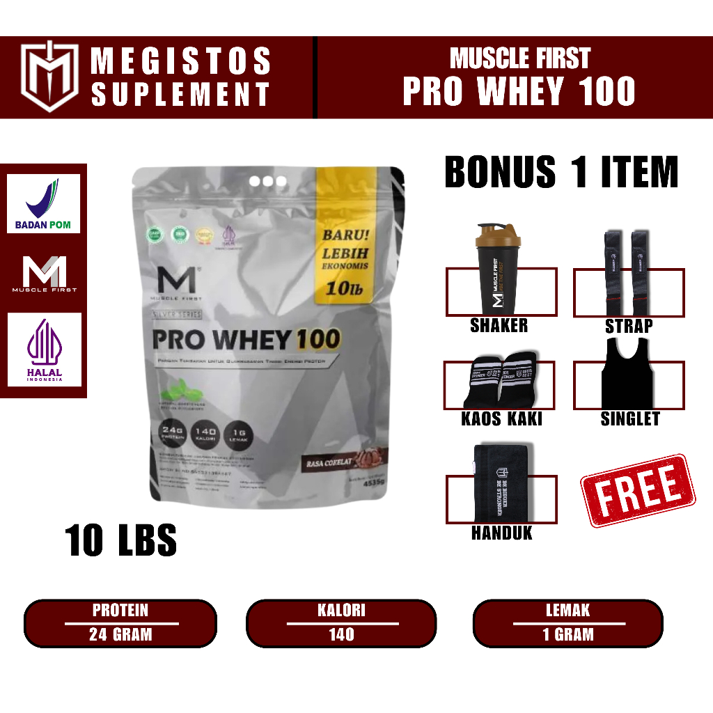 Muscle First Pro Whey 100 10 Lbs