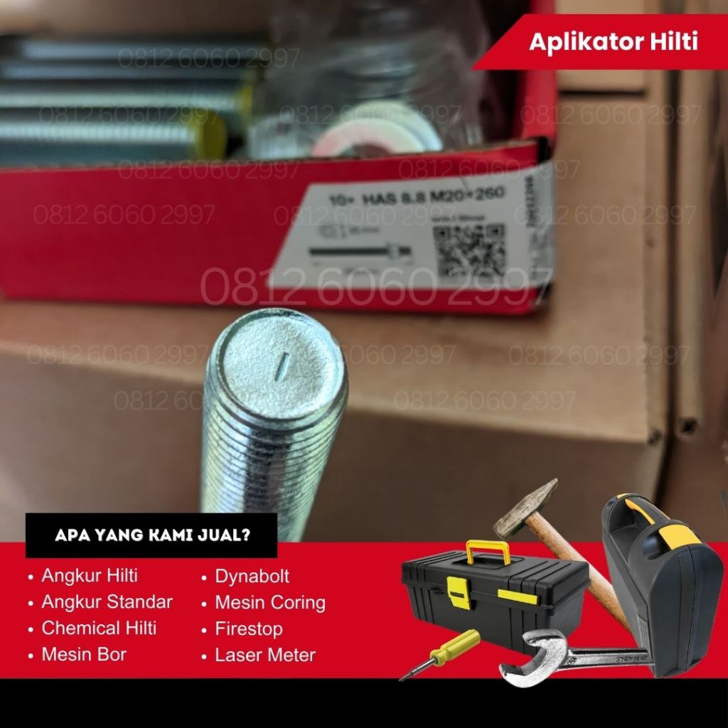 Anchor Hilti HAS 8.8 M20 x 260 mm