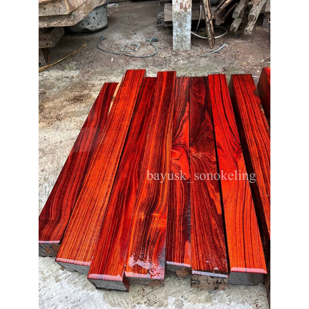 Kayu rengas merah asli | bahan craft | ukuran bisa custom