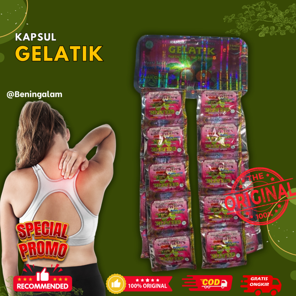 

Kapsul Gelatik Sari Manggis Original 20 Sachet Renceng Jamu Herbal Asam Urat