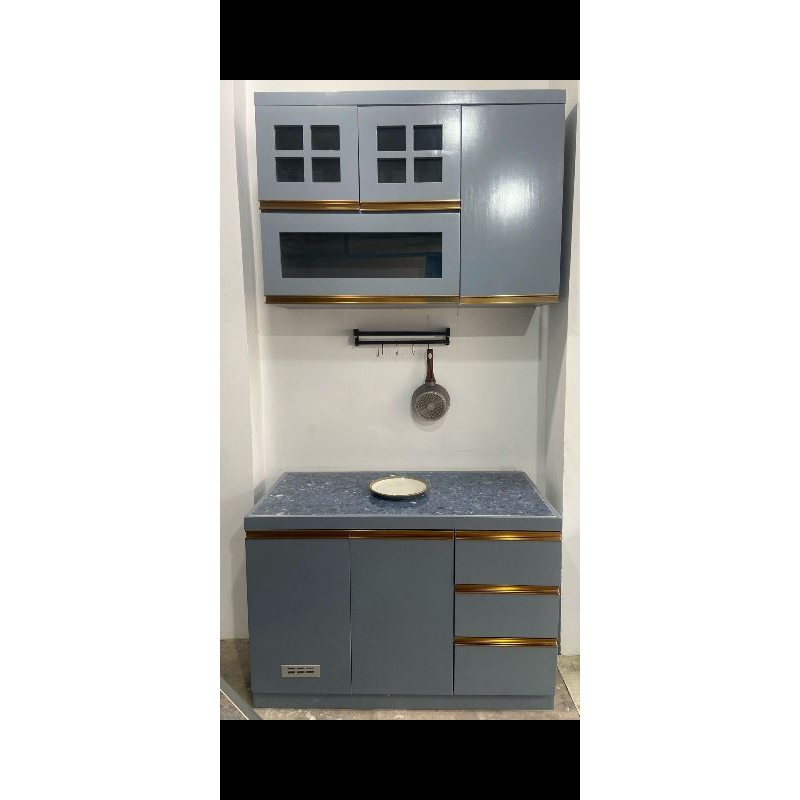 READY kitchen set atas bawah edging gold