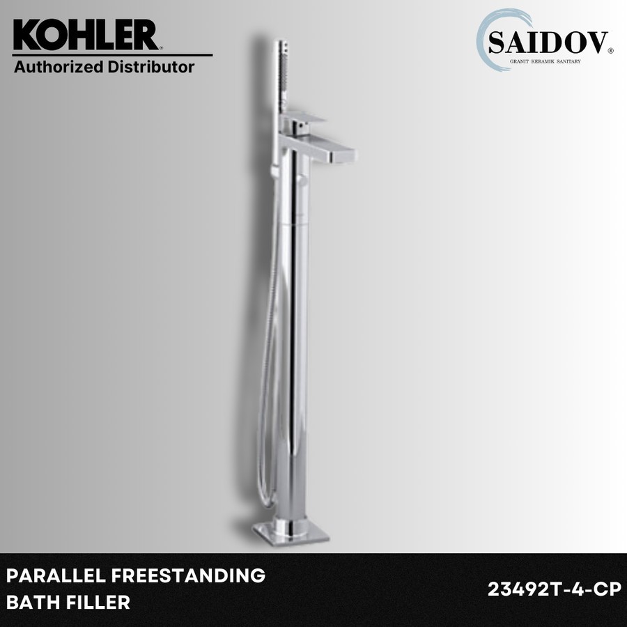 KOHLER PARALLEL FREESTANDING BATH FILLER KERAN SHOWER KRAN 23492T