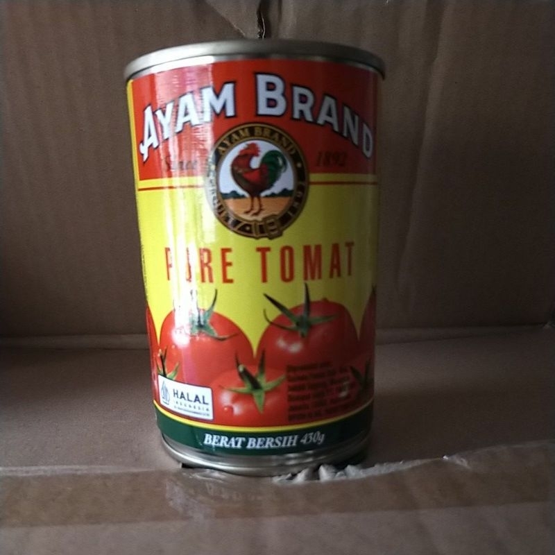 

Ayam Brand Pure Tomat 430gr / puree Tomato / Pasta Tomat