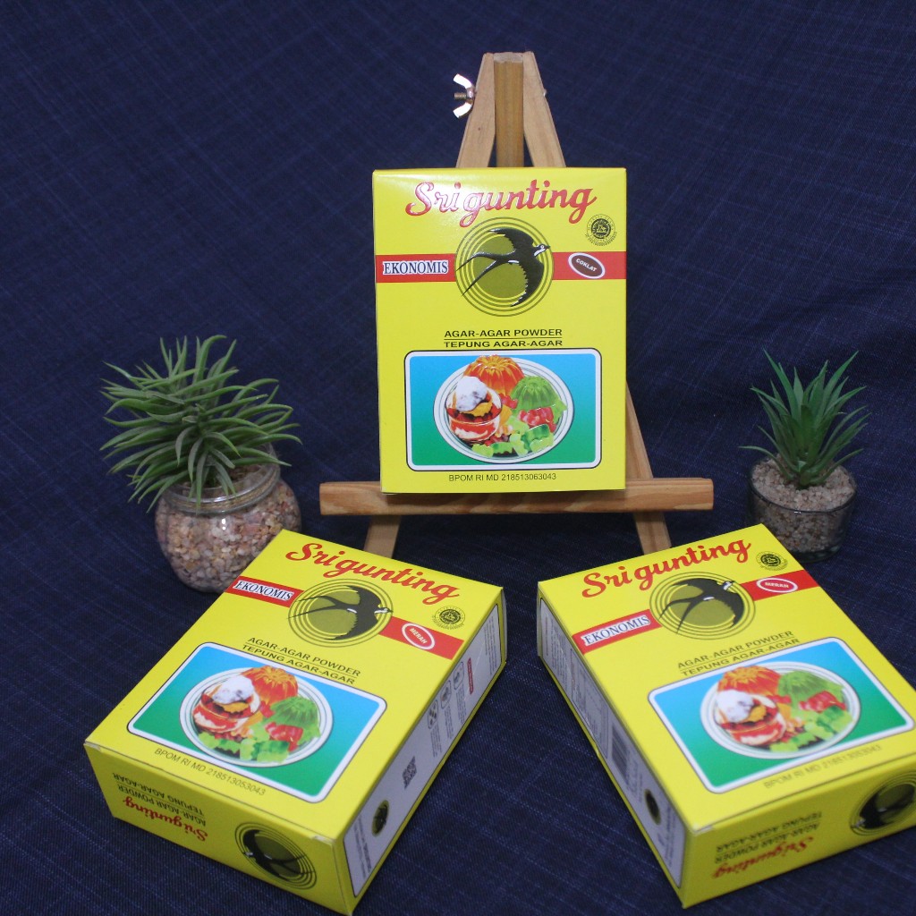 

Agar-agar Merk Srigunting per box (12pcs)