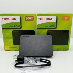 HARDISK EXTERNAL 500 GB TOSHIBA 2,5 inchi