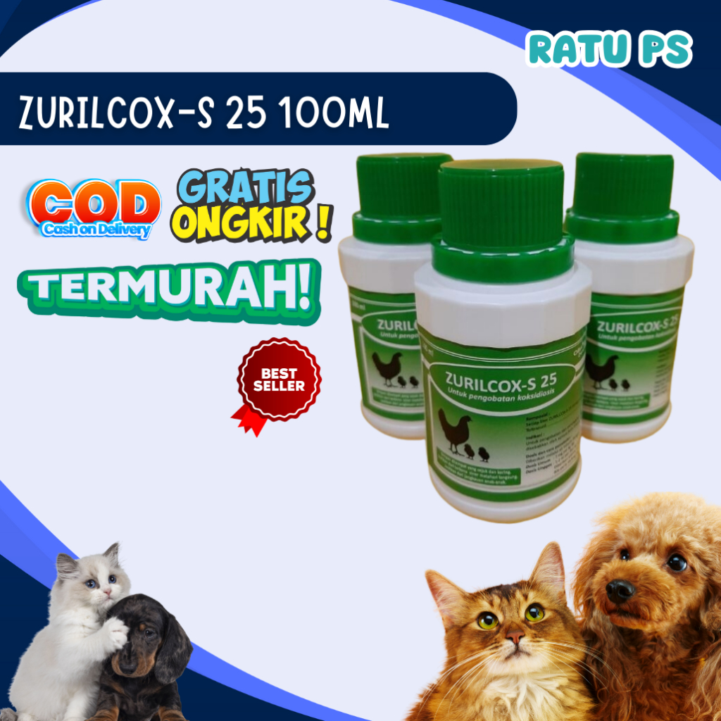 Zurilcox-S 25 100 ml - Obat Koksidiosis Ayam - Obat Koksidiosis Ternak