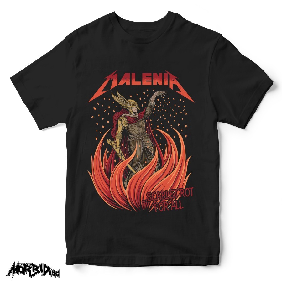 Kaos / T-Shirt Elden Ring - Malenia ( Metallica Parody )