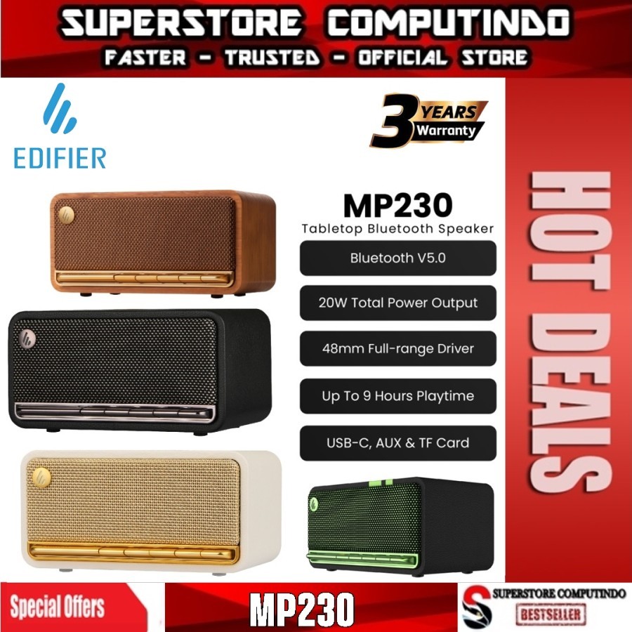 EDIFIER MP230 Tabletop Bluetooth Speaker