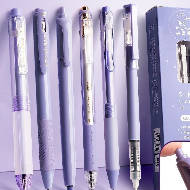 

Retractable Gel Pen Set Quick-Drying st Pen Tip for Students' Practice Questions