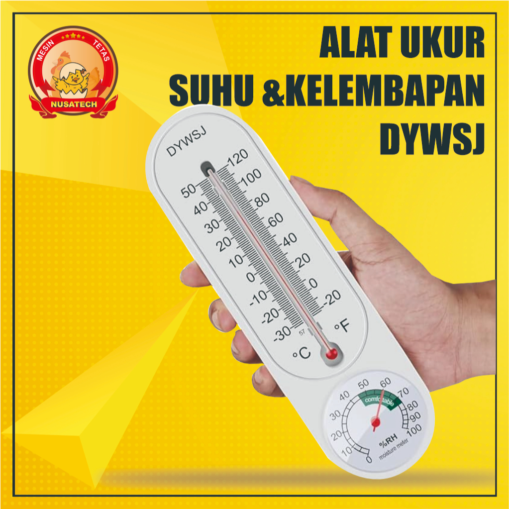 Termometer Higrometer Ruang Thermometer Hygrometer Analog Raksa DYWSJ