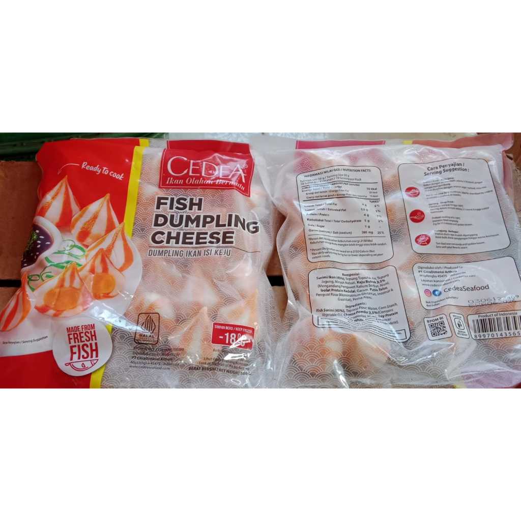 

Cedea Fish Dumpling Cheese Ikan Isi Keju 500 gr