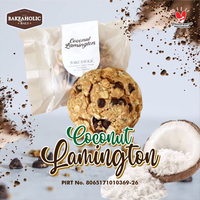 

Oatmeal Cookies Coconut Lamington 80 gr by Bakeaholic Bali