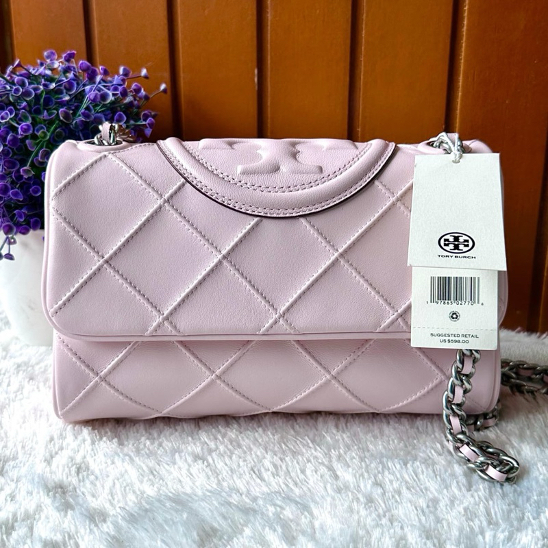 Small Fleming Soft Convertible Shoulder Bag Cotton Candy