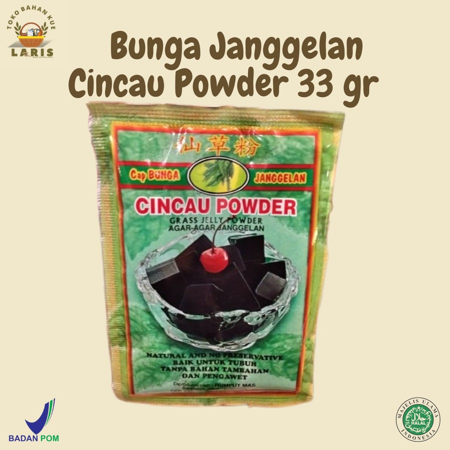

BUNGA JANGGELAN CINCAU POWDER 33 GRAM