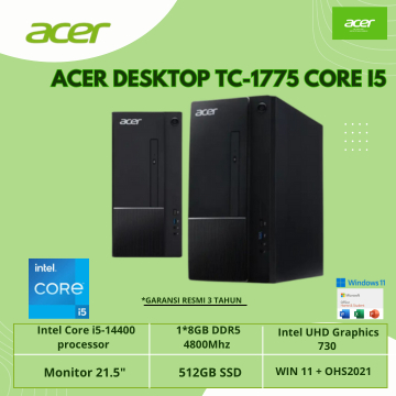 Acer Desktop TC-1775 Core i5