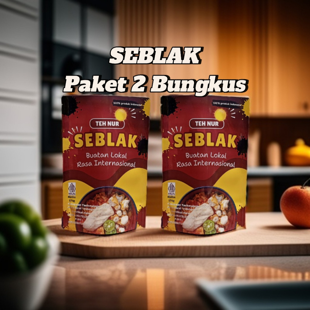 

SEBLAK PAKET 2 BUNGKUS INTANS PREMIUM TEH NUR makanan jajanan