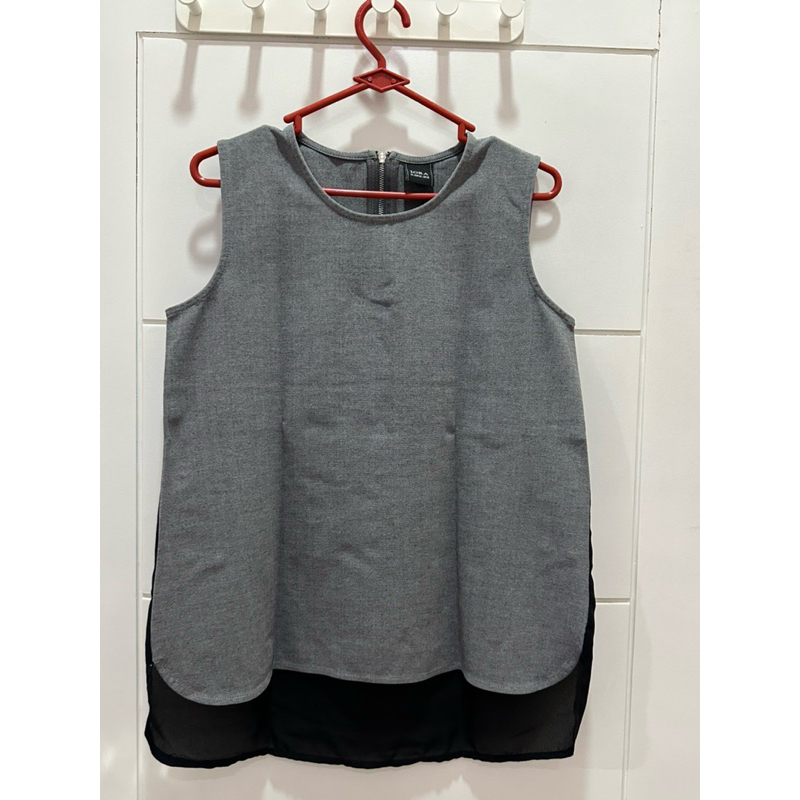 BAJU ATASAN WANITA ABU HITAM IORA