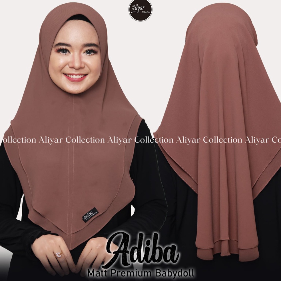 KODE M17I HIJAB Terbaru Khimar Adiba Original ALIYAR BY AWLIYA dua layer minikerudung instan adiba m