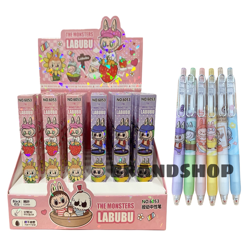 

Blind Box Pen Anak Labubu Pulpen Gel Cetek Surprise Karakter Kartun Lucu 0.5mm