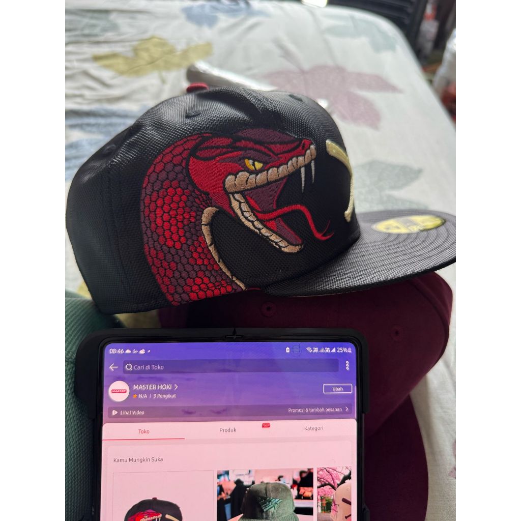 JustFitteds Crossed Bats 59FIFTY New Era Cap Year of the Snake