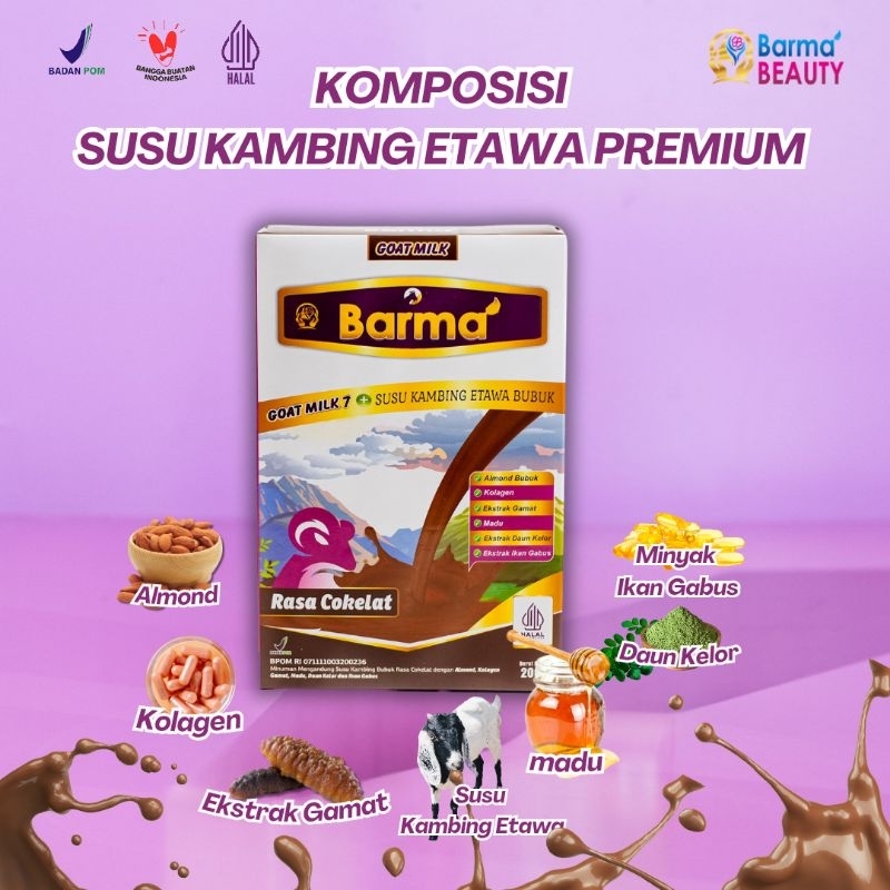 

(Bisa COD) BARMA SUSU ETAWA PREMIUM PLUS 7 KANDUNGAN HERBAL ALAMI