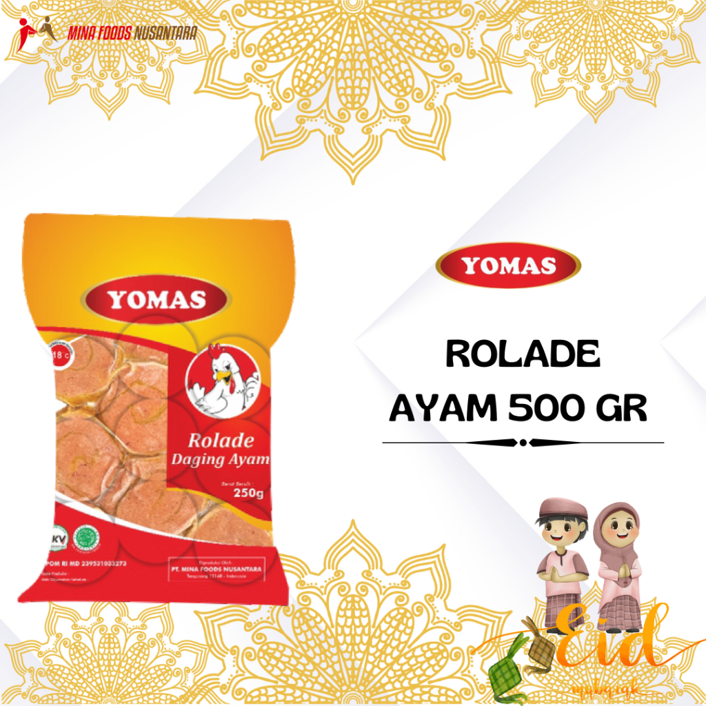 

YOMAS ROLLADE - ROLLADE DAGING AYAM 500GR