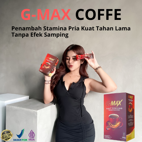 

BISA COD - KOPI STAMINA PRIA KUAT TAHAN LAMA ORIGINAL GMAX MINUMAN EXTRA GINGSENG ASLI BPOM