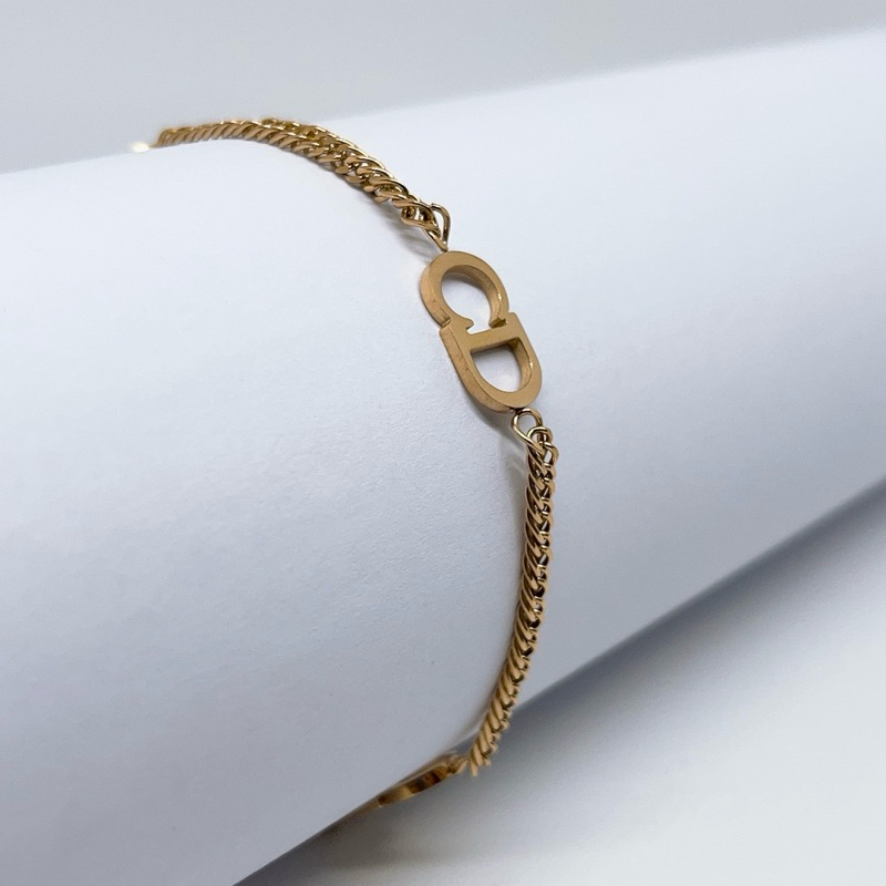 [Haycee Jewelry] Gelang kaki CD Rose Gold