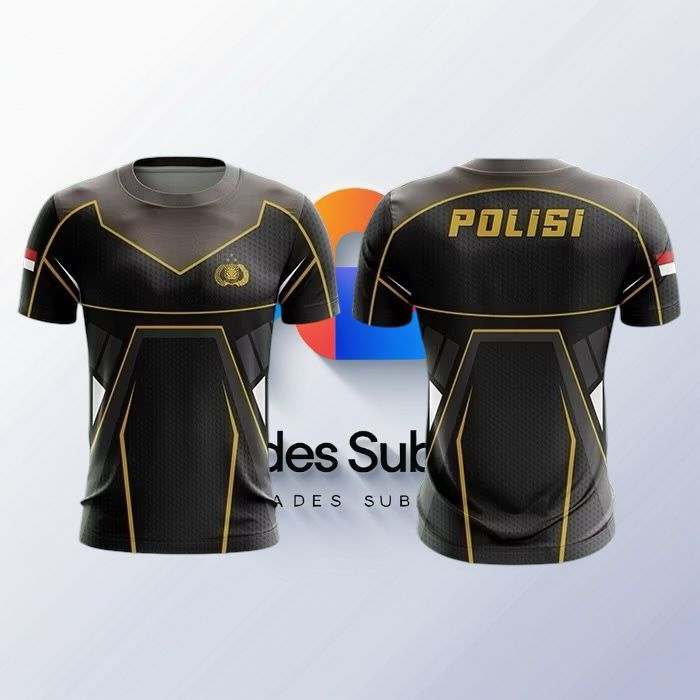 BAJU JERSEY POLRI// KAOS JERSEY POLISI BISA PAKAI NAMA// BAHAN DRYFIT NIKE