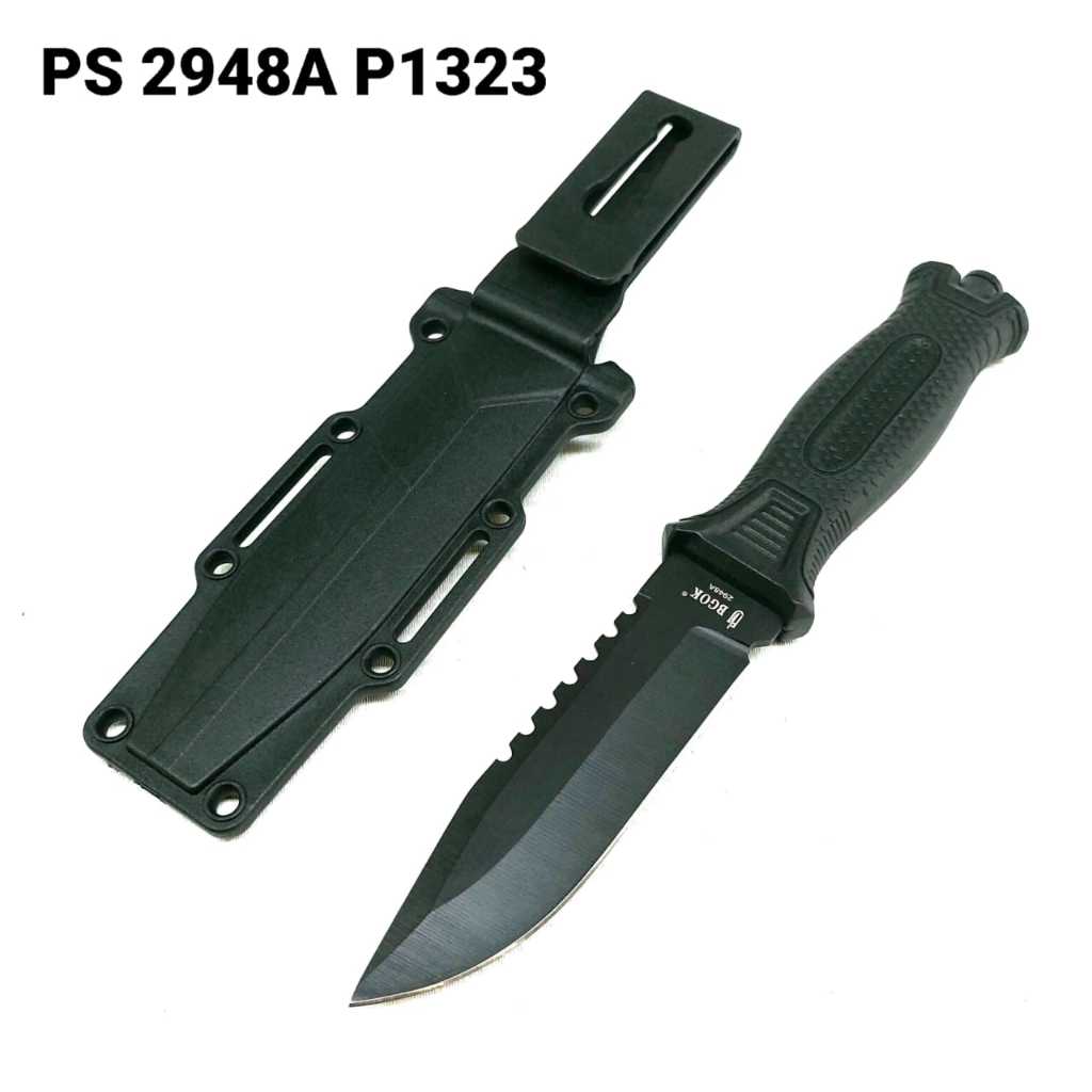 Pisau Survival BGOK P1323 Camping Outdoor